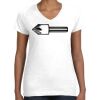 Women's Fine Jersey V-Neck Tee Women's Fine Jersey V-Neck Tee Thumbnail