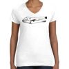 Women's Fine Jersey V-Neck Tee Women's Fine Jersey V-Neck Tee Thumbnail