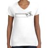 Women's Fine Jersey V-Neck Tee Women's Fine Jersey V-Neck Tee Thumbnail