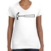 Women's Fine Jersey V-Neck Tee Women's Fine Jersey V-Neck Tee Thumbnail