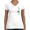 Women's Fine Jersey V-Neck Tee Women's Fine Jersey V-Neck Tee Thumbnail