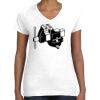 Women's Fine Jersey V-Neck Tee Women's Fine Jersey V-Neck Tee Thumbnail