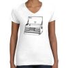 Women's Fine Jersey V-Neck Tee Women's Fine Jersey V-Neck Tee Thumbnail