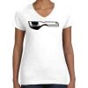 Women's Fine Jersey V-Neck Tee Women's Fine Jersey V-Neck Tee Thumbnail