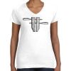 Women's Fine Jersey V-Neck Tee Women's Fine Jersey V-Neck Tee Thumbnail