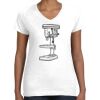 Women's Fine Jersey V-Neck Tee Women's Fine Jersey V-Neck Tee Thumbnail