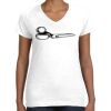 Women's Fine Jersey V-Neck Tee Women's Fine Jersey V-Neck Tee Thumbnail