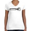 Women's Fine Jersey V-Neck Tee Women's Fine Jersey V-Neck Tee Thumbnail