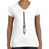 Women's Fine Jersey V-Neck Tee Women's Fine Jersey V-Neck Tee Thumbnail