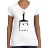 Women's Fine Jersey V-Neck Tee Women's Fine Jersey V-Neck Tee Thumbnail