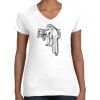 Women's Fine Jersey V-Neck Tee Women's Fine Jersey V-Neck Tee Thumbnail