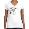 Women's Fine Jersey V-Neck Tee Women's Fine Jersey V-Neck Tee Thumbnail