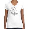 Women's Fine Jersey V-Neck Tee Women's Fine Jersey V-Neck Tee Thumbnail
