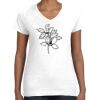 Women's Fine Jersey V-Neck Tee Women's Fine Jersey V-Neck Tee Thumbnail
