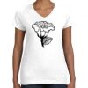 Women's Fine Jersey V-Neck Tee Women's Fine Jersey V-Neck Tee Thumbnail