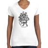 Women's Fine Jersey V-Neck Tee Women's Fine Jersey V-Neck Tee Thumbnail