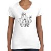 Women's Fine Jersey V-Neck Tee Women's Fine Jersey V-Neck Tee Thumbnail
