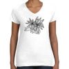 Women's Fine Jersey V-Neck Tee Women's Fine Jersey V-Neck Tee Thumbnail