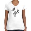 Women's Fine Jersey V-Neck Tee Women's Fine Jersey V-Neck Tee Thumbnail