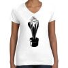 Women's Fine Jersey V-Neck Tee Women's Fine Jersey V-Neck Tee Thumbnail