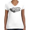 Women's Fine Jersey V-Neck Tee Women's Fine Jersey V-Neck Tee Thumbnail