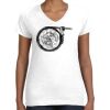 Women's Fine Jersey V-Neck Tee Women's Fine Jersey V-Neck Tee Thumbnail