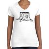 Women's Fine Jersey V-Neck Tee Women's Fine Jersey V-Neck Tee Thumbnail