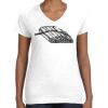 Women's Fine Jersey V-Neck Tee Women's Fine Jersey V-Neck Tee Thumbnail