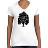 Women's Fine Jersey V-Neck Tee Women's Fine Jersey V-Neck Tee Thumbnail