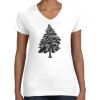 Women's Fine Jersey V-Neck Tee Women's Fine Jersey V-Neck Tee Thumbnail