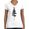 Women's Fine Jersey V-Neck Tee Women's Fine Jersey V-Neck Tee Thumbnail