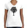 Women's Fine Jersey V-Neck Tee Women's Fine Jersey V-Neck Tee Thumbnail