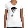 Women's Fine Jersey V-Neck Tee Women's Fine Jersey V-Neck Tee Thumbnail