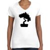 Women's Fine Jersey V-Neck Tee Women's Fine Jersey V-Neck Tee Thumbnail