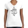 Women's Fine Jersey V-Neck Tee Women's Fine Jersey V-Neck Tee Thumbnail