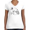 Women's Fine Jersey V-Neck Tee Women's Fine Jersey V-Neck Tee Thumbnail