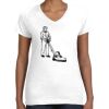 Women's Fine Jersey V-Neck Tee Women's Fine Jersey V-Neck Tee Thumbnail