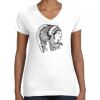 Women's Fine Jersey V-Neck Tee Women's Fine Jersey V-Neck Tee Thumbnail