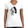 Women's Fine Jersey V-Neck Tee Women's Fine Jersey V-Neck Tee Thumbnail