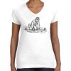 Women's Fine Jersey V-Neck Tee Women's Fine Jersey V-Neck Tee Thumbnail