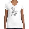 Women's Fine Jersey V-Neck Tee Women's Fine Jersey V-Neck Tee Thumbnail