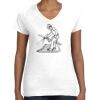 Women's Fine Jersey V-Neck Tee Women's Fine Jersey V-Neck Tee Thumbnail