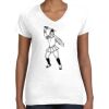 Women's Fine Jersey V-Neck Tee Women's Fine Jersey V-Neck Tee Thumbnail