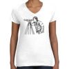 Women's Fine Jersey V-Neck Tee Women's Fine Jersey V-Neck Tee Thumbnail