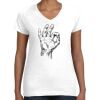 Women's Fine Jersey V-Neck Tee Women's Fine Jersey V-Neck Tee Thumbnail