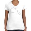 Women's Fine Jersey V-Neck Tee Women's Fine Jersey V-Neck Tee Thumbnail