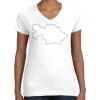 Women's Fine Jersey V-Neck Tee Women's Fine Jersey V-Neck Tee Thumbnail