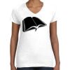 Women's Fine Jersey V-Neck Tee Women's Fine Jersey V-Neck Tee Thumbnail