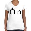 Women's Fine Jersey V-Neck Tee Women's Fine Jersey V-Neck Tee Thumbnail