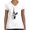 Women's Fine Jersey V-Neck Tee Women's Fine Jersey V-Neck Tee Thumbnail